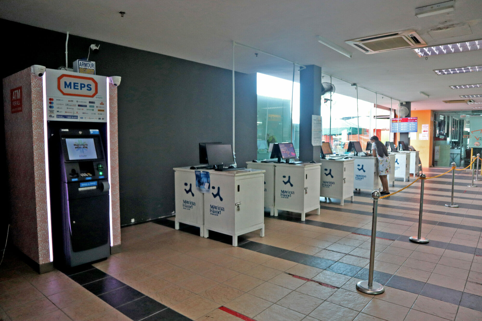 MEPS ATM Machine Installed at Marina Island Jetty Complex
