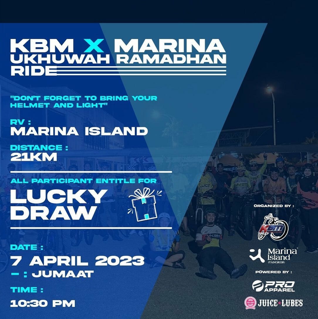 KBM x Marina Ukhuwah Ramadhan Ride